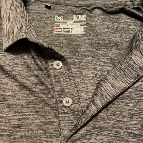 Under Armor Bud Light Grey Polo XL - Picture 3 of 4